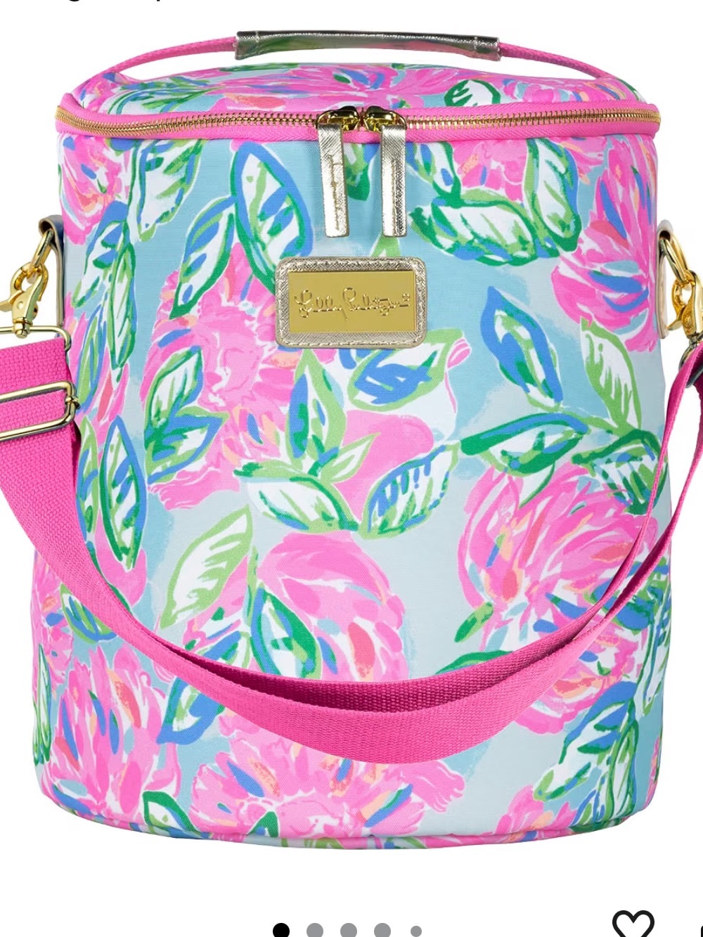 NWOT Lilly Pulitzer Insulated Soft Beach Cooler Totally Blossom